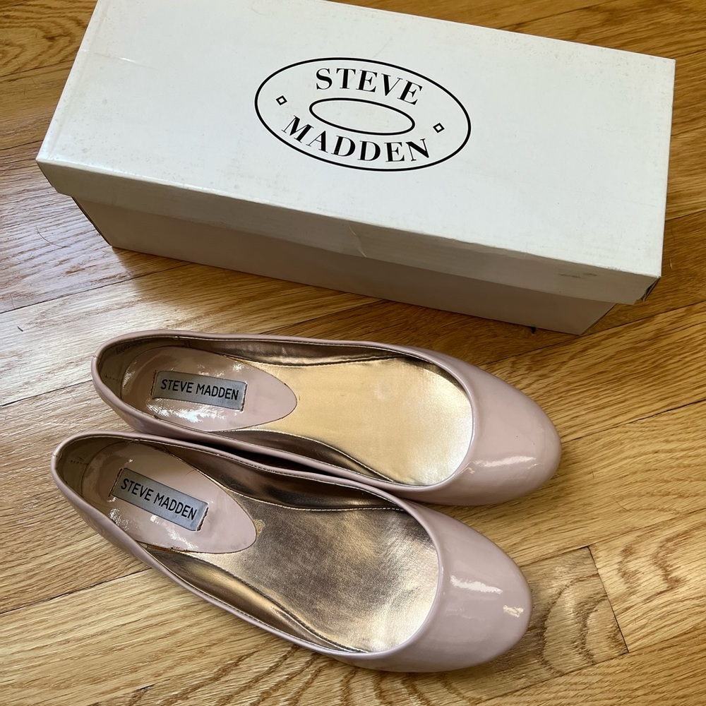 Dusty Pink Steve Madden Ballet Flats